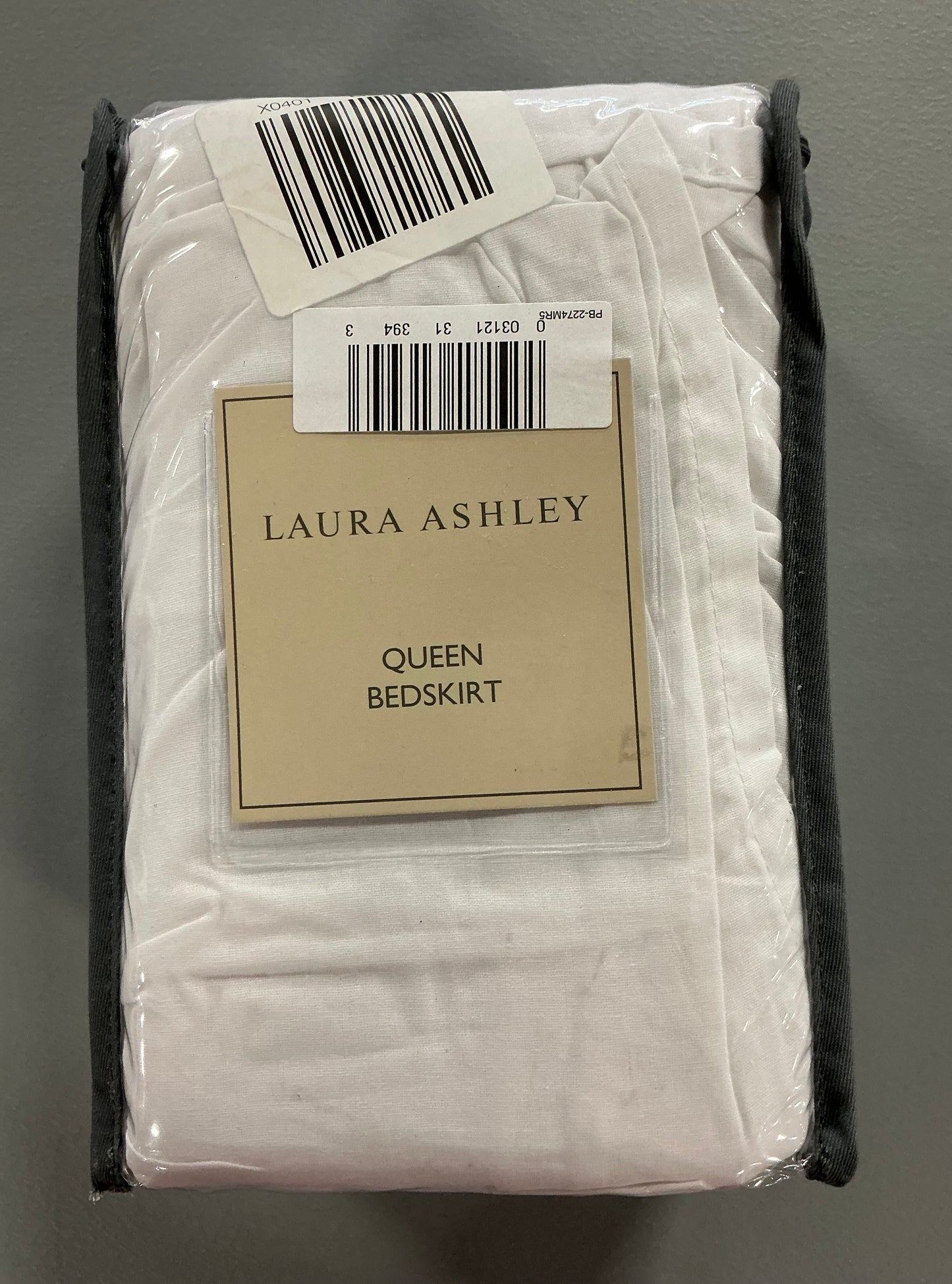 Laura Ashley Ruffled Bedskirt - White - Queen