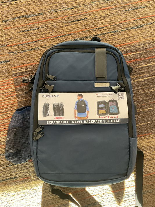 Duchamp London Expandable Travel Backpack Suitcase