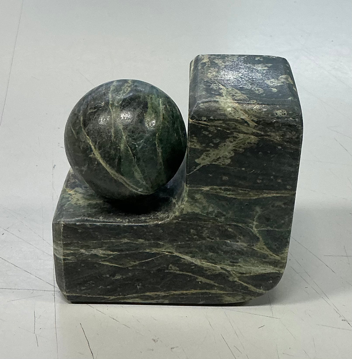 1 - Marble Bookend Green - Threshold™ designed with Studio McGee - Only One Bookend (see pictures)