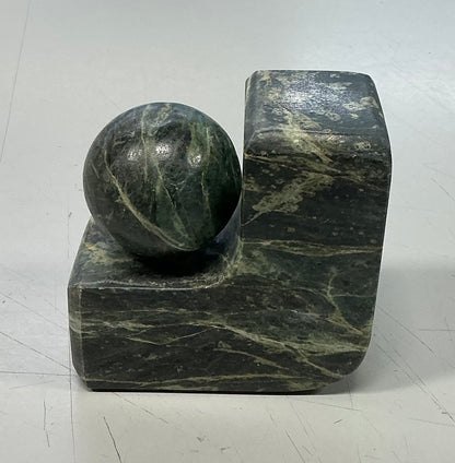 1 - Marble Bookend Green - Threshold™ designed with Studio McGee - Only One Bookend (see pictures)