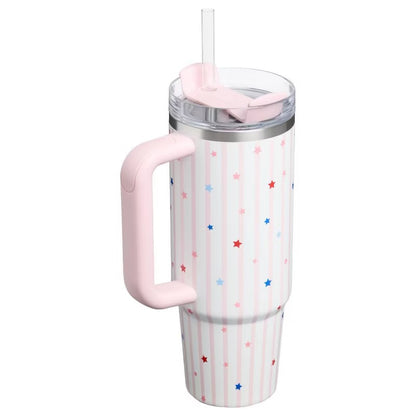 Stanley 30oz Stainless Steel Flowstate Quencher H2.0 Tumbler - MINOR COSMETIC DAMAGE DUE TO SHIPPING (see pictures) - Some May Be Missing Straws