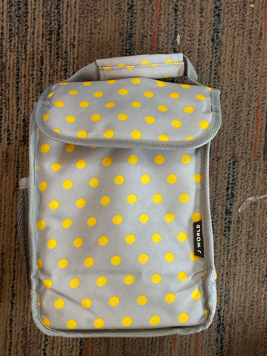 Gray with yellow dots Rolling Backpack