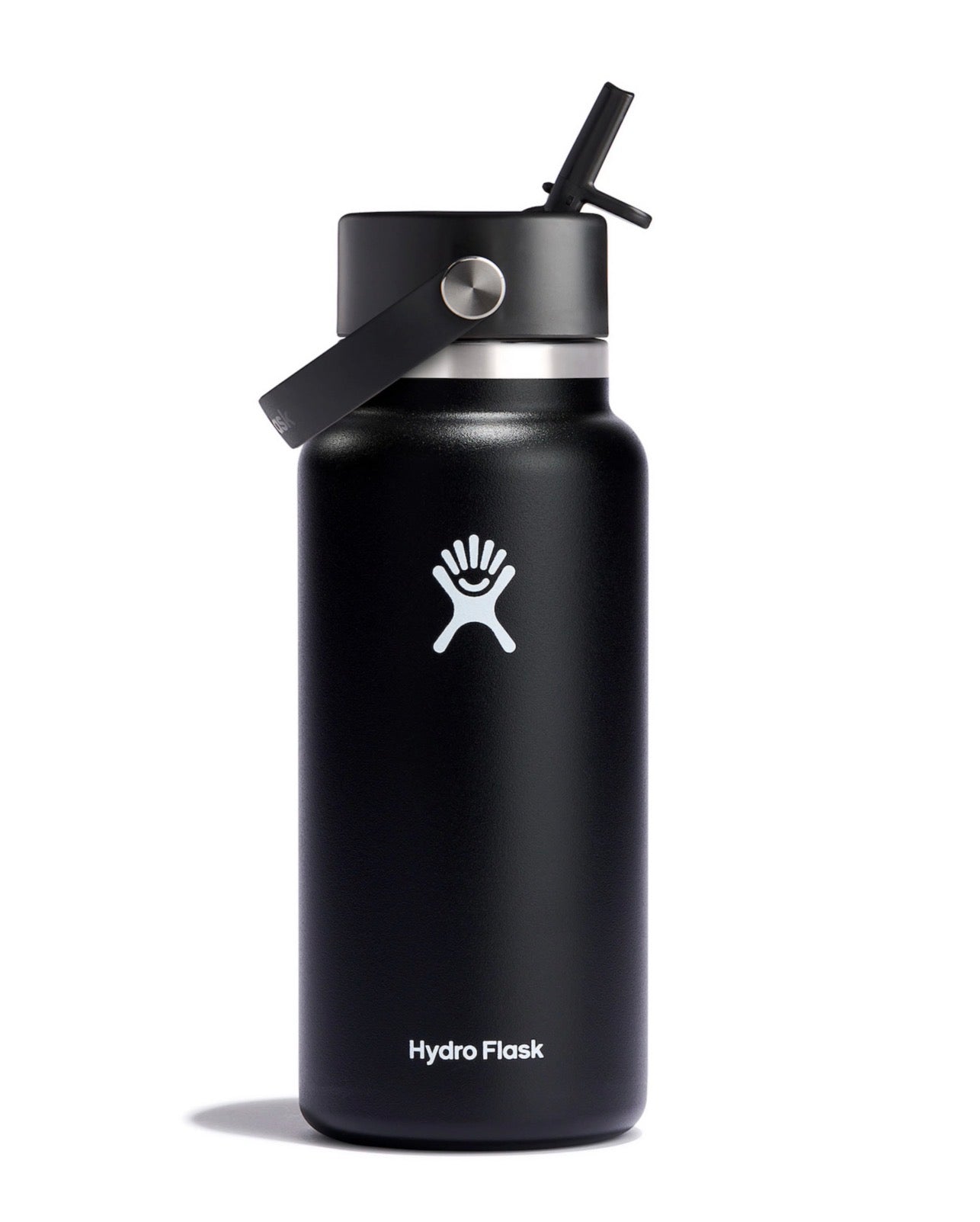 Hydro Flask - 32 oz Wide Mouth Water Bottle with Flex Straw Cap - Minor Cosmetic Damage - May Be Missing Packaging (see pictures)