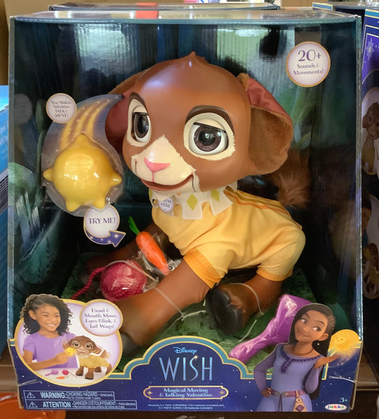 Disney Wish Magical Moving & Talking Valentino 12.75 inches Tall