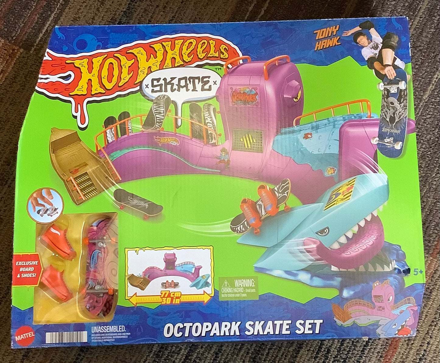 Hot Wheels Skate Octopark Playset 21PC