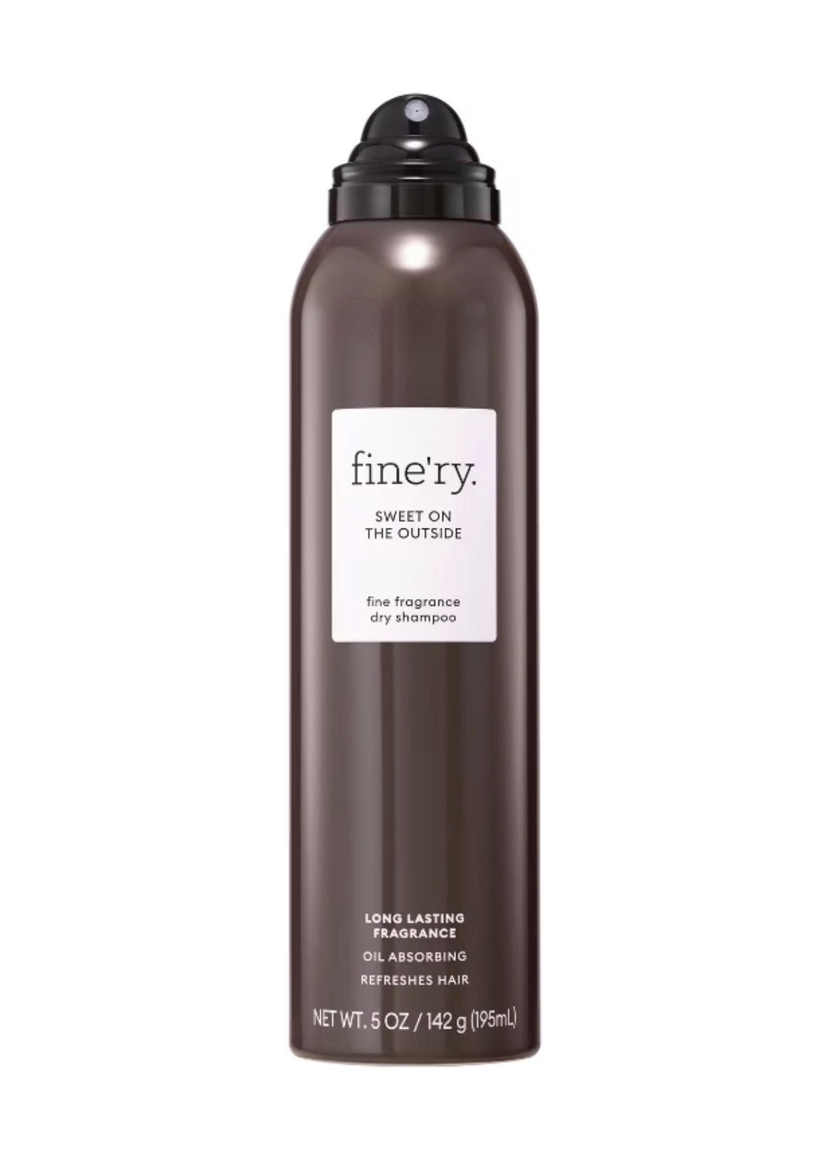 fine'ry. Sweet on the Outside Dry Shampoo Spray - 5oz: Aerosol Oil Control for All Hair Types
