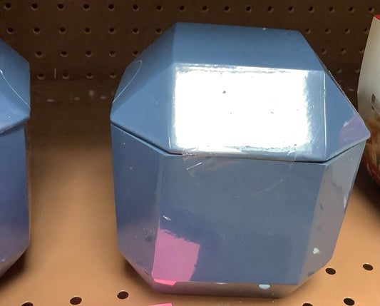 5" Decorative Lacquer Box Blue