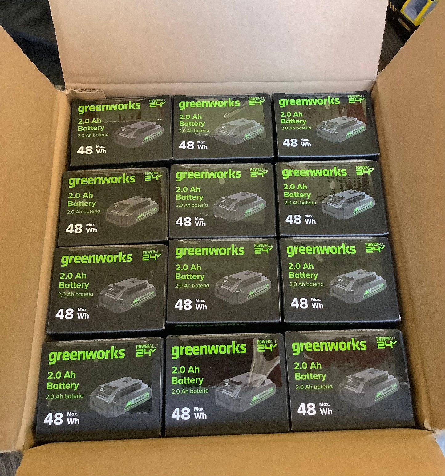 Greenworks POWERALL 24V 2.0Ah Lithium-lon Power
Tool Battery