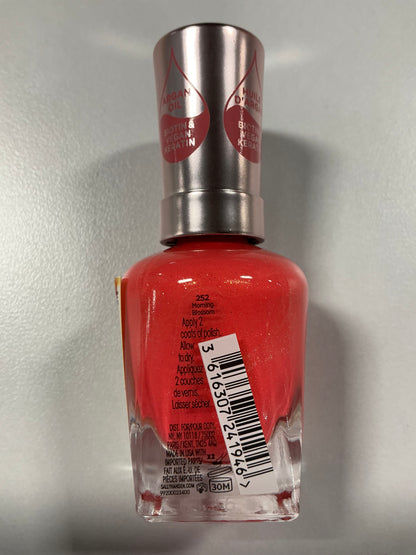 Sally Hansen Color Therapy Nail Polish - Scented Collection - Morning Blossom - 0.5 fl oz: Nail Care, Shimmer Finish