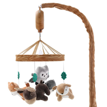 The Peanutshell Whimsical Woodland Baby Musical Crib Mobile - Open Box (see pictures)
