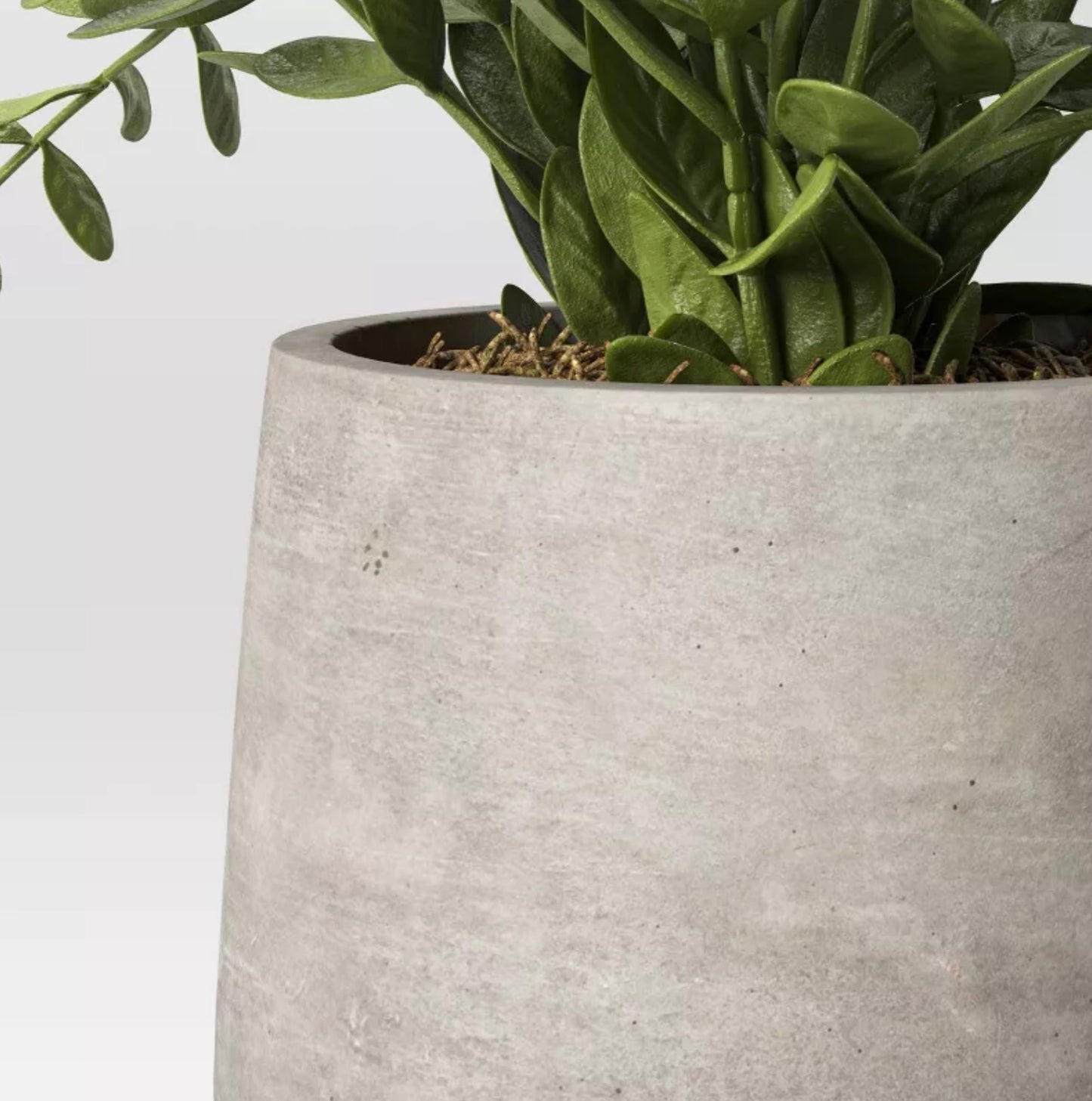 14" Artificial Potted Privet  - SOME COSMETIC DAMAGE (see pictures)