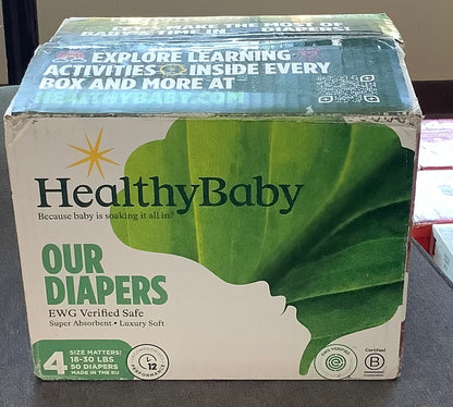 HealthyBaby Diapers - Size 4 - 50ct