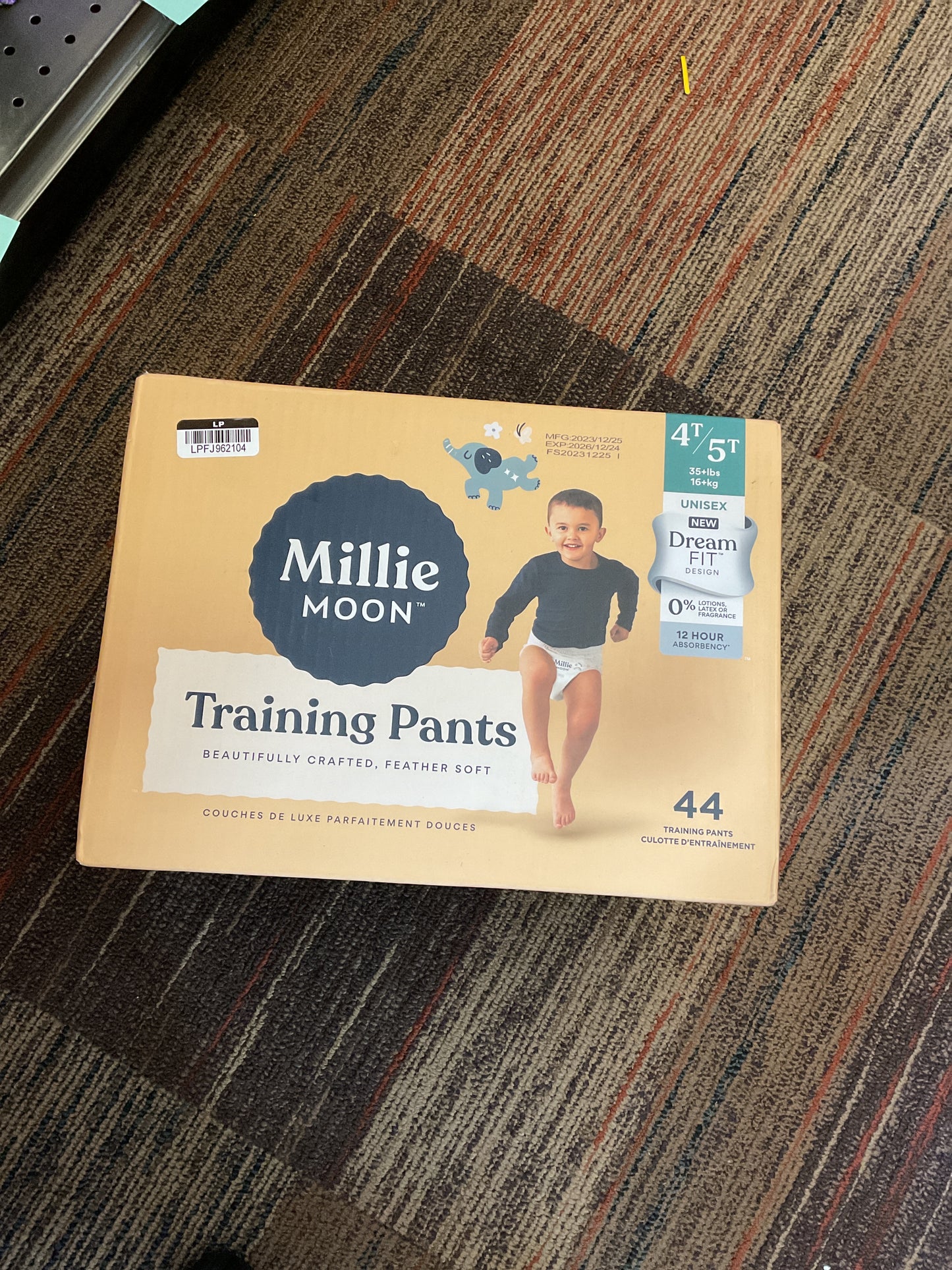 Millie Moon Unisex Training Pants - 4T-5T - 44ct