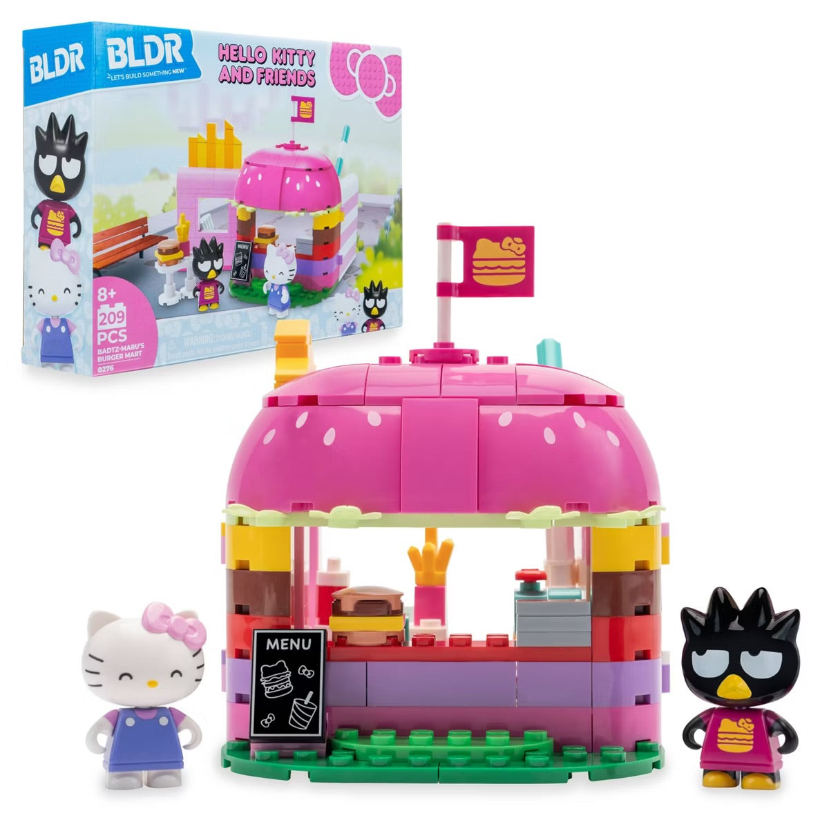 Hello Kitty & Friends Burger Mart with Hello Kitty & Pochacco Building Set