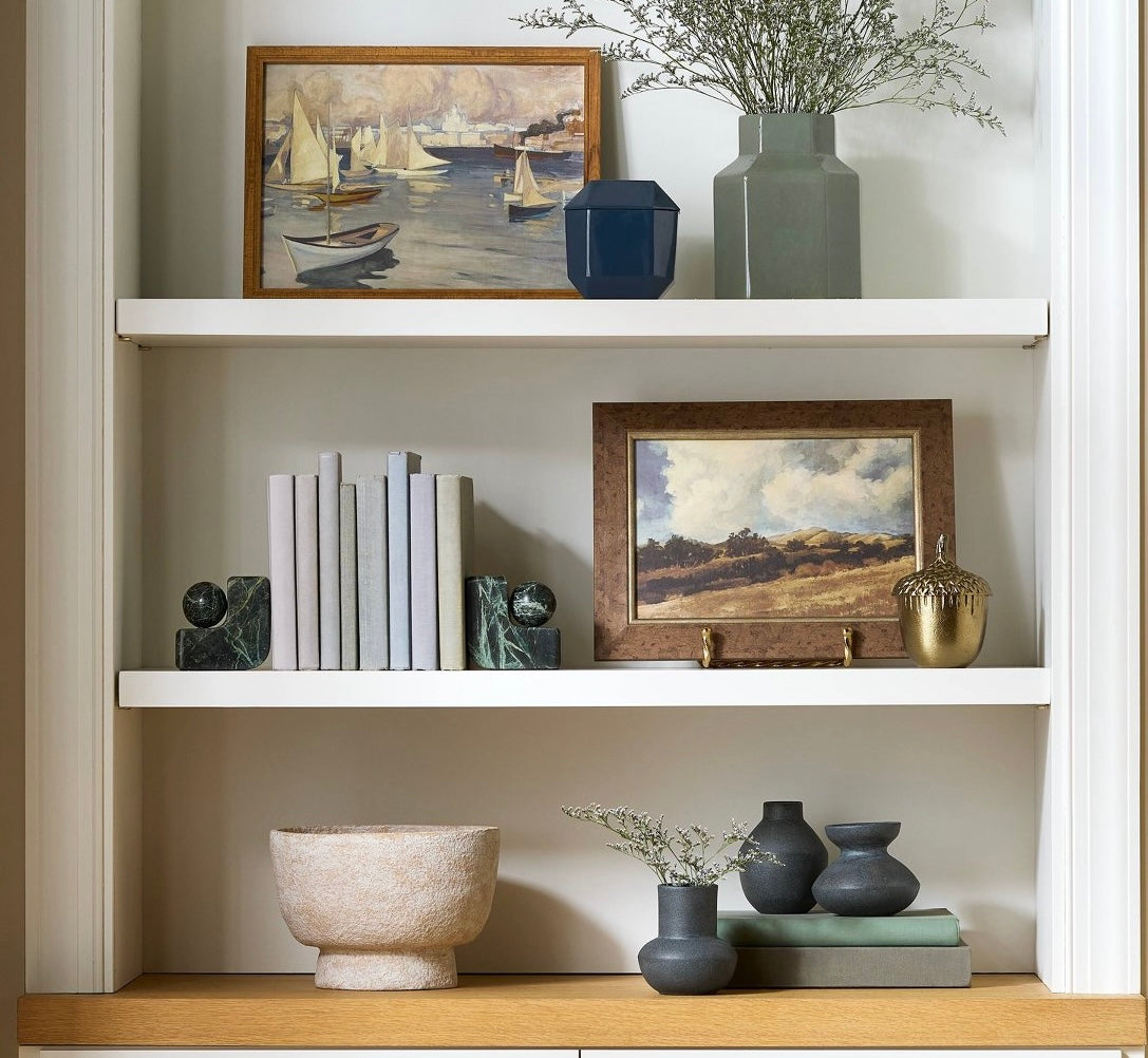 5" Decorative Lacquer Box Blue