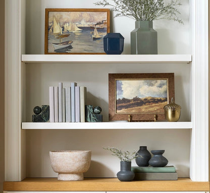 5" Decorative Lacquer Box Blue