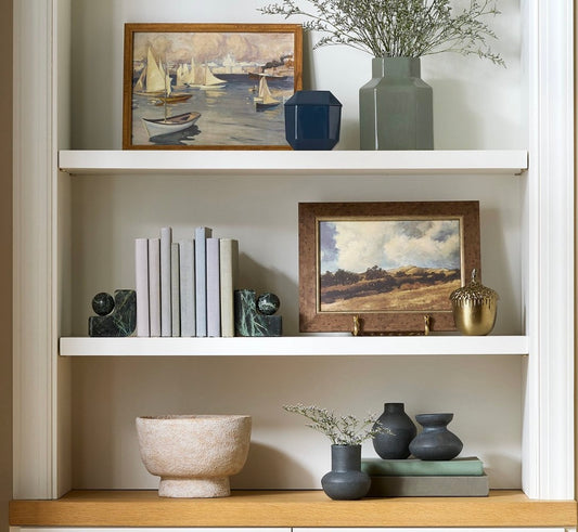 5" Decorative Lacquer Box Blue