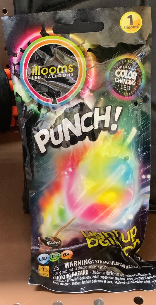 PUNCH LIGHT UP BALLOON 1-count