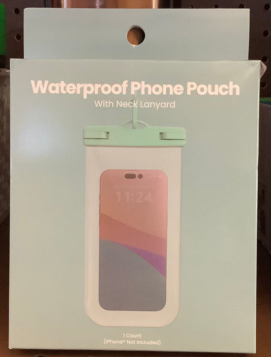 Waterproof Phone Pouch-Mint