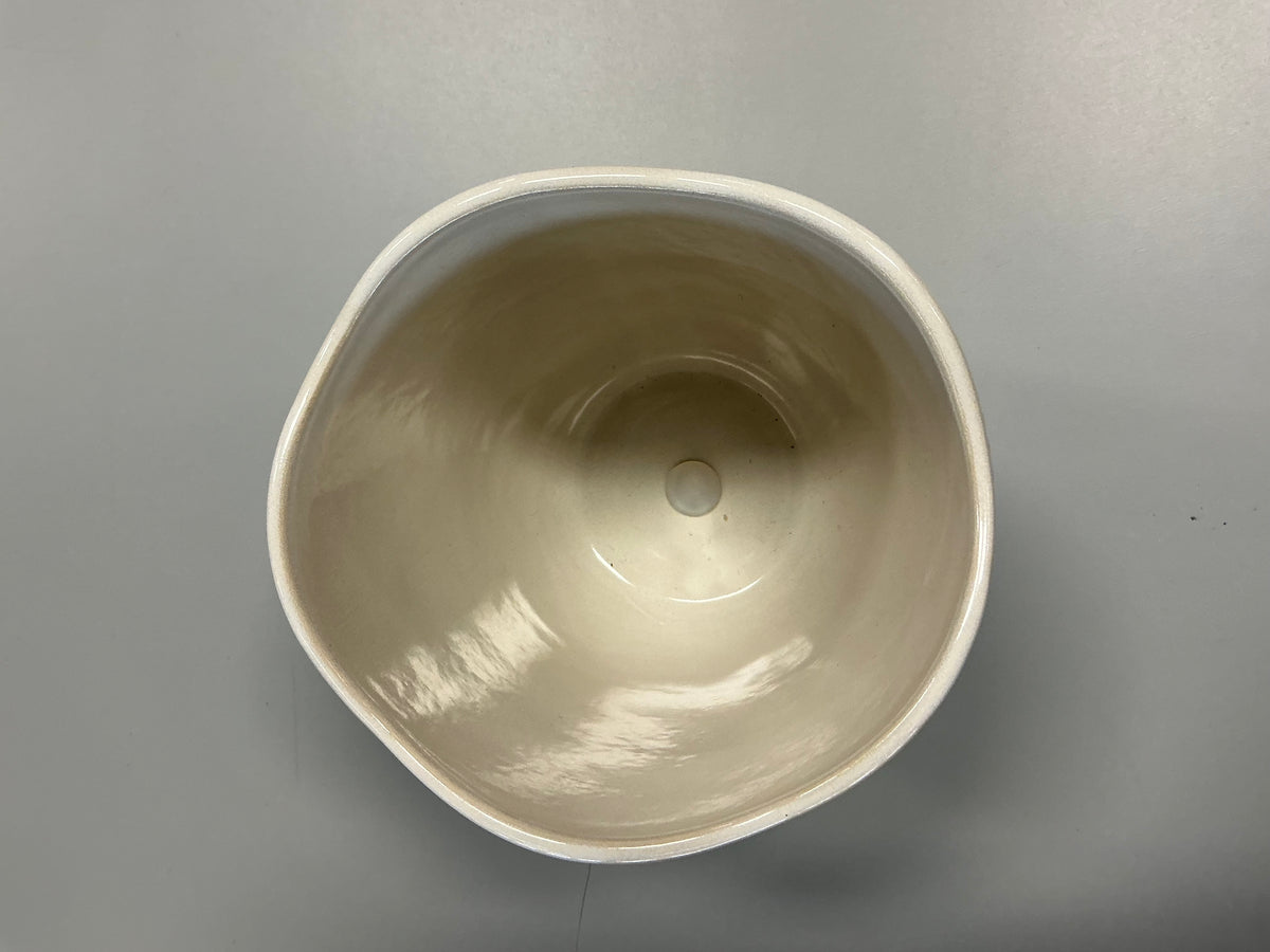6" Ceramic Outdoor Planter Ivory - Threshold™ designed with Studio McGee - FOR PICKUP ONLY