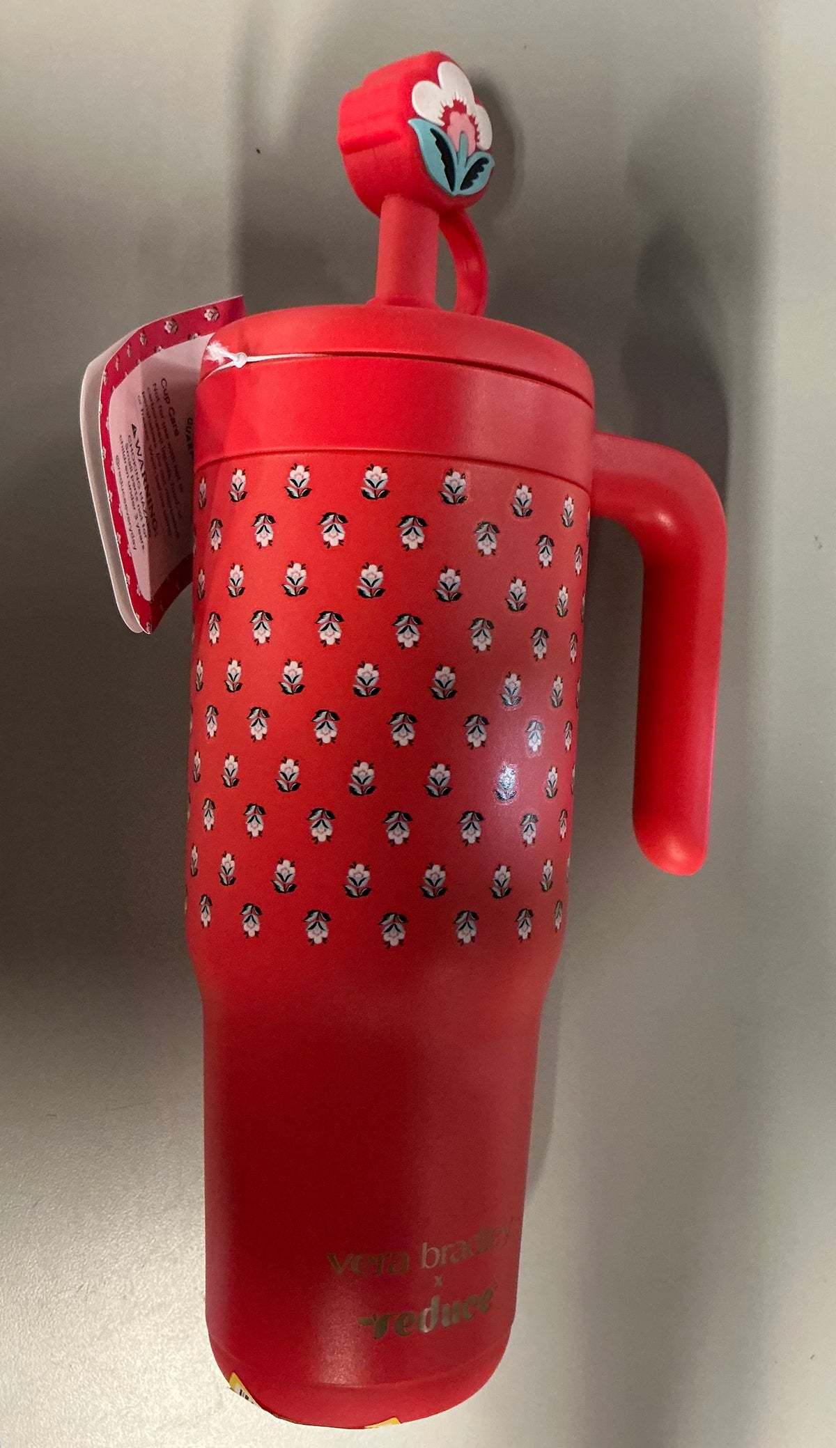 Vera Bradley x Reduce - 24oz Insulated Stainless Steel Straw Tumbler