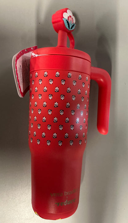 Vera Bradley x Reduce - 24oz Insulated Stainless Steel Straw Tumbler