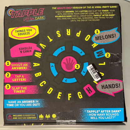 The Op Games Tapple After Dark Party Game - OPEN BOX - USED/LIKE NEW (Minor cosmetic damage)