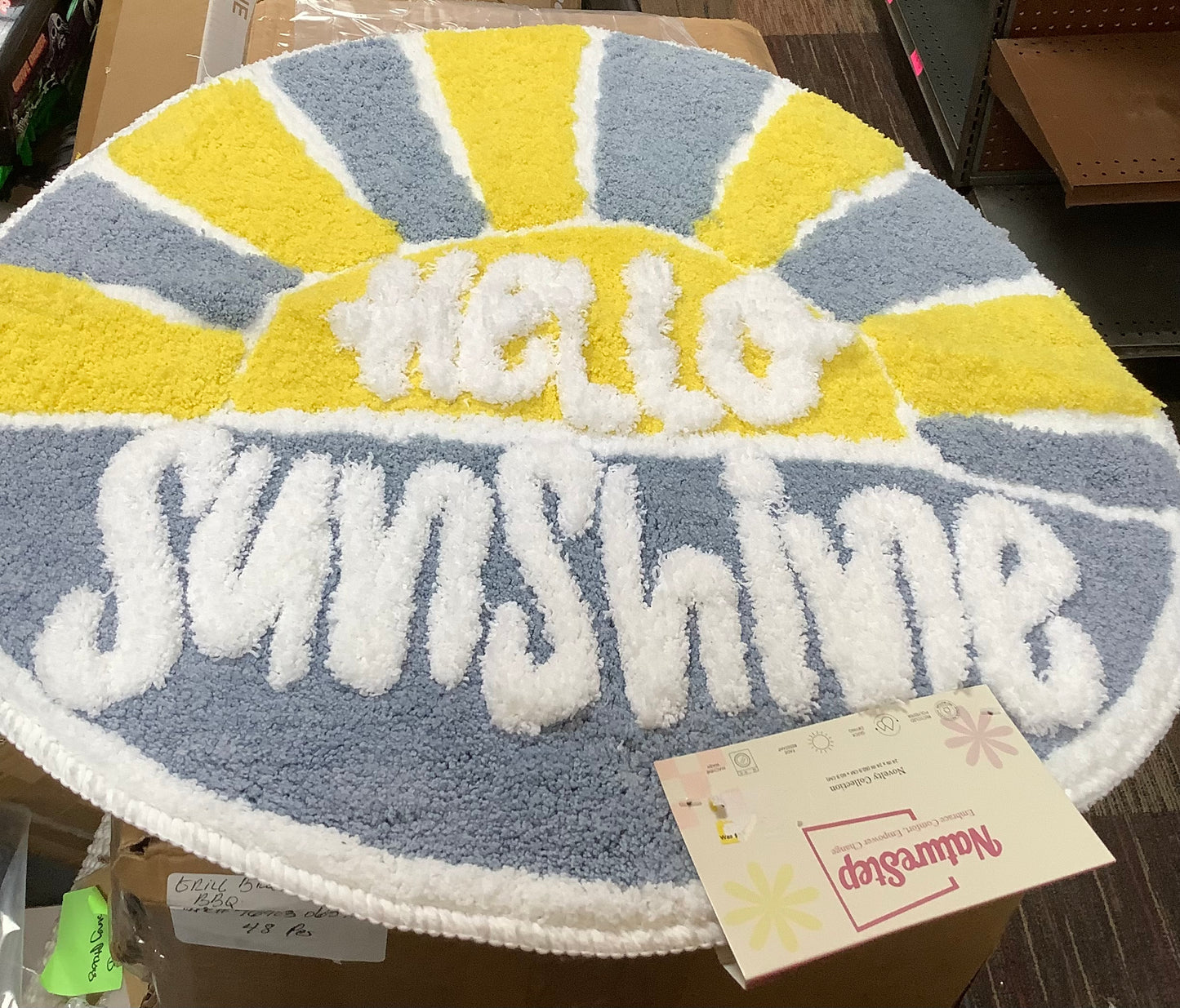 24" 'Hello Sunshine' Non Skid Bath Rug