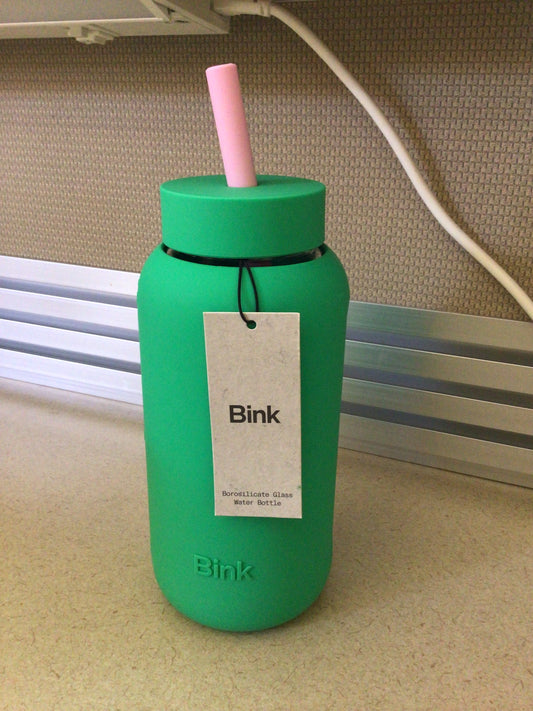 Bink 27oz Day Water Bottle Straw Cap Emerald