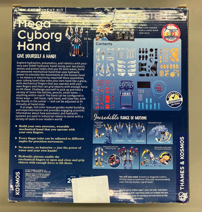 Thames & Kosmos Mega Cyborg Hand STEM Experiment Kit: Science Project For Grades 3-8