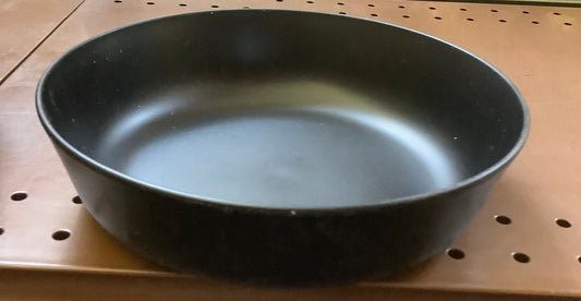 1200ml Plastic Dinner Bowl Black