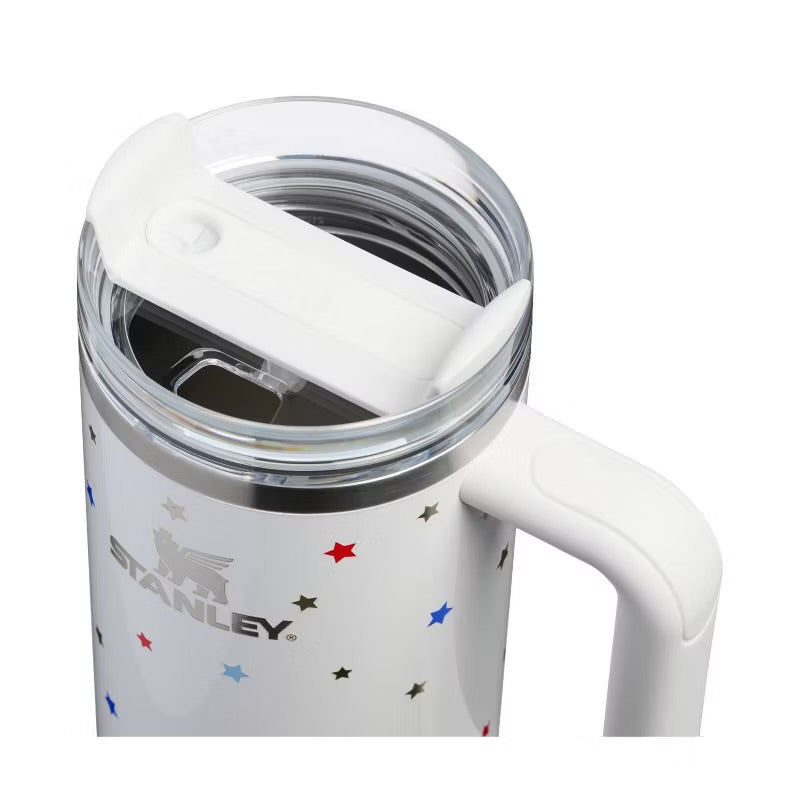 Stanley 30oz Stainless Steel Flowstate Quencher H2.0 Tumbler - MINOR COSMETIC DAMAGE DUE TO SHIPPING (see pictures) - Some May Be Missing Straws