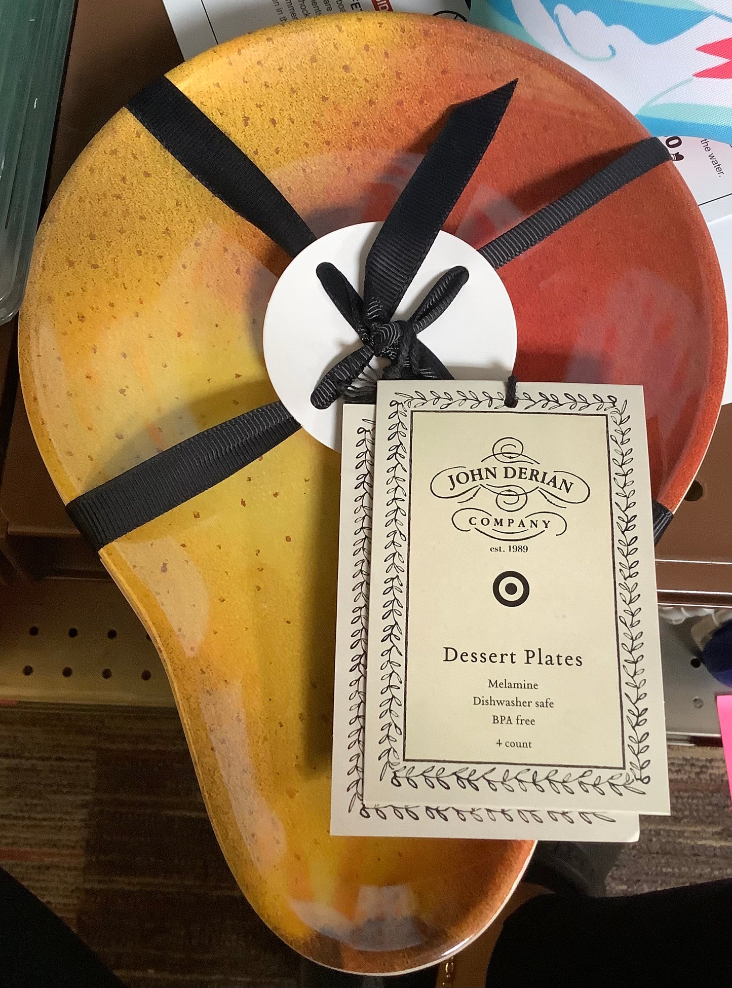 (Clearance)FINAL SALE 4-Count Dessert Plates