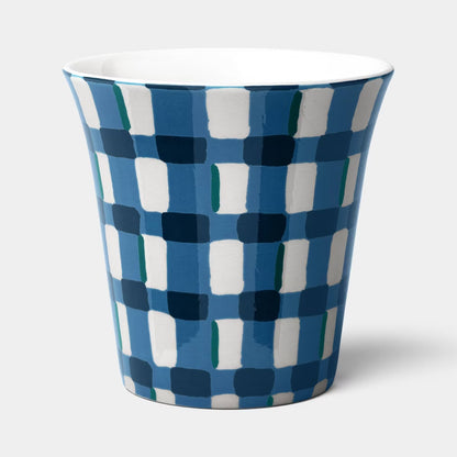 Ceramic Colored Planter Blue/Green 8" - Threshold™ - FOR PICKUP ONLY