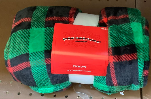 Holiday Throw Blanket 50 X 60