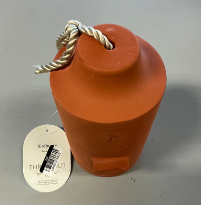 Terracotta Bird House - Threshold™ - Minor Shipping Damage (see pictures ) - FOR PICKUP ONLY