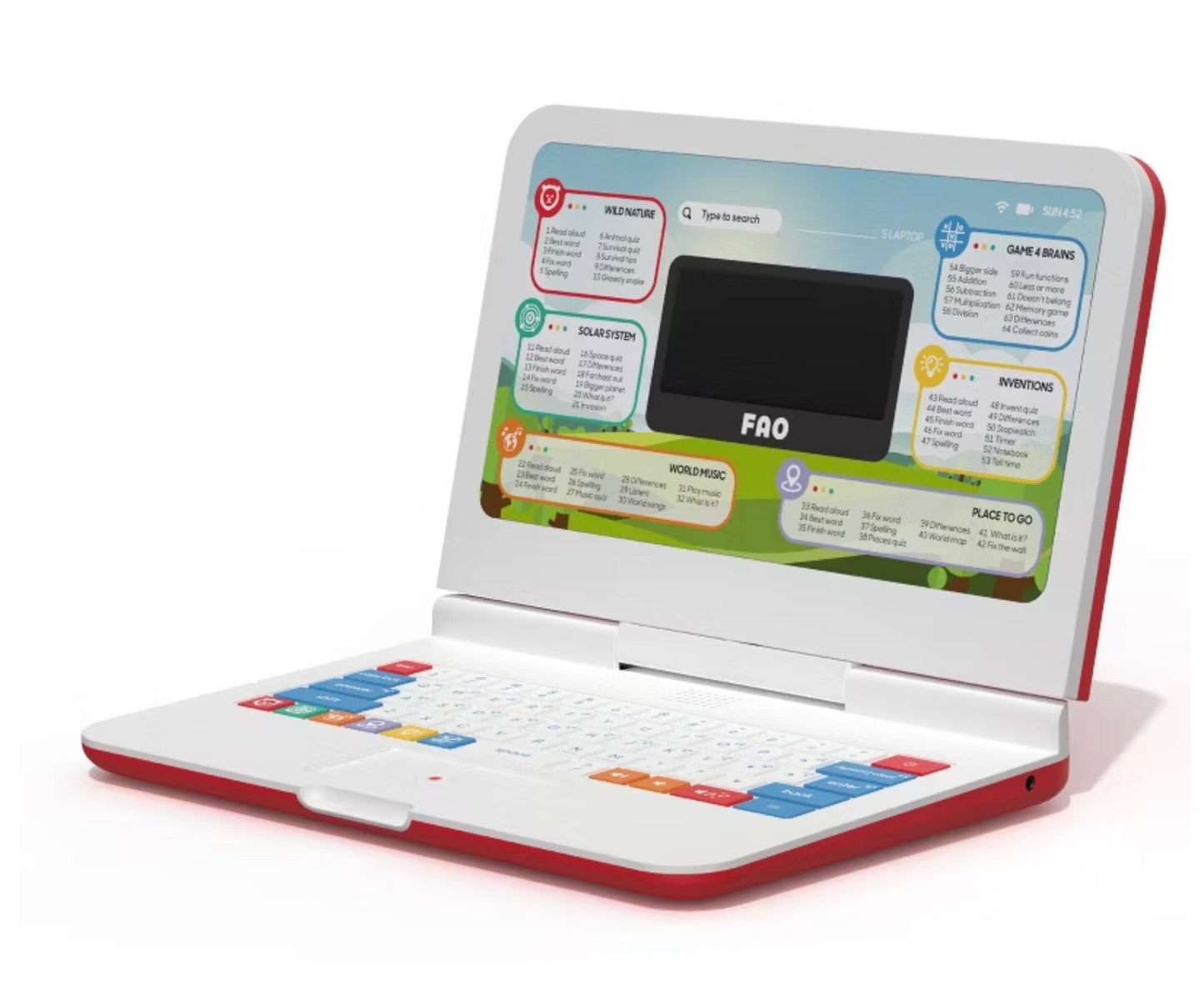 FAO Schwarz Teach & Talk Exploration Laptop - Damaged Box