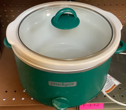 Crock-Pot 4.5qt Slow Cooker Ponderosa Green: Ceramic Stoneware, 3 Settings, Stay-Cool Handles, Dishwasher-Safe
Parts