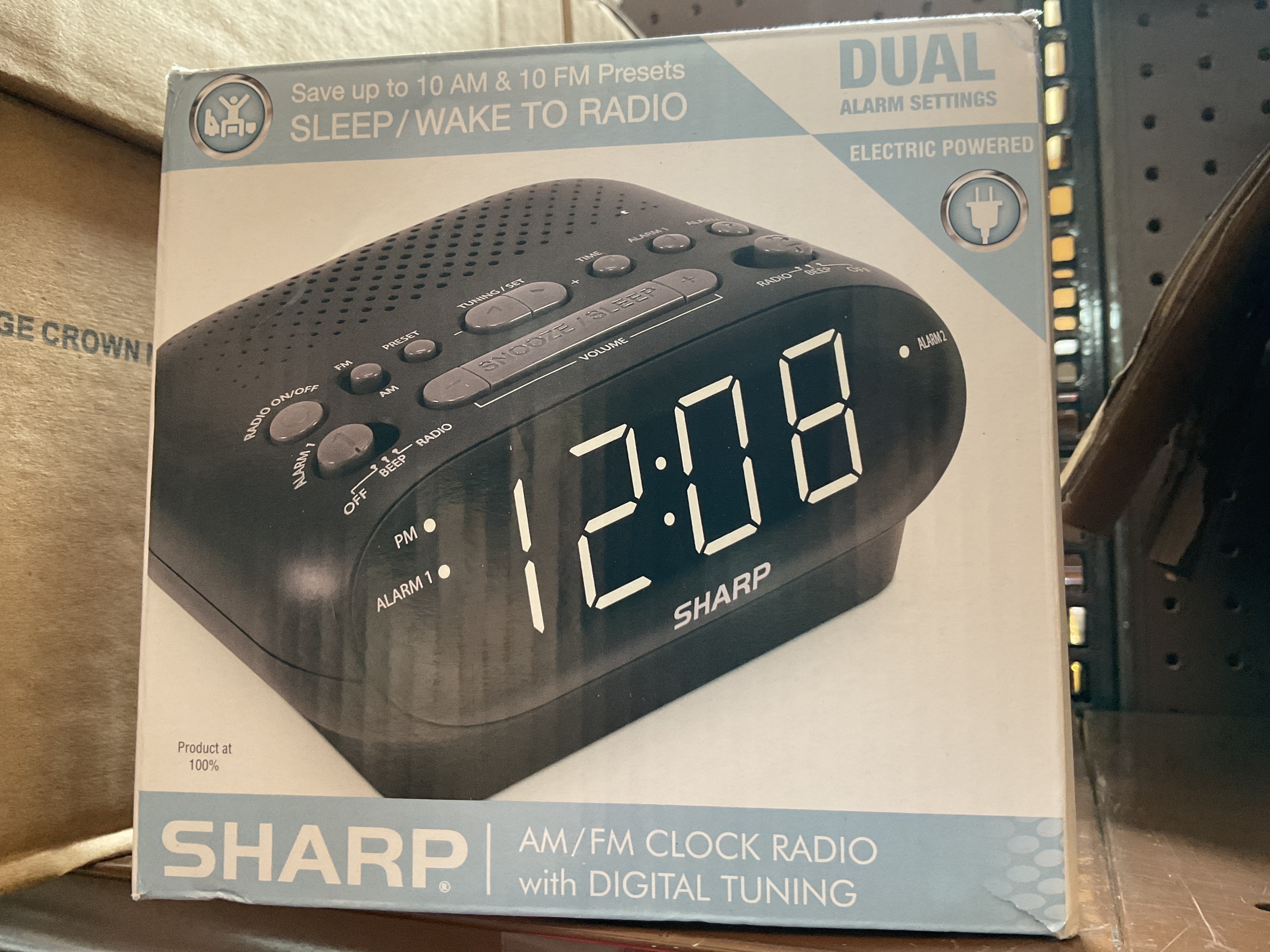 Sharp Digital Dual Alarm Clock with AM/FM Radio – Discount 70 Online
