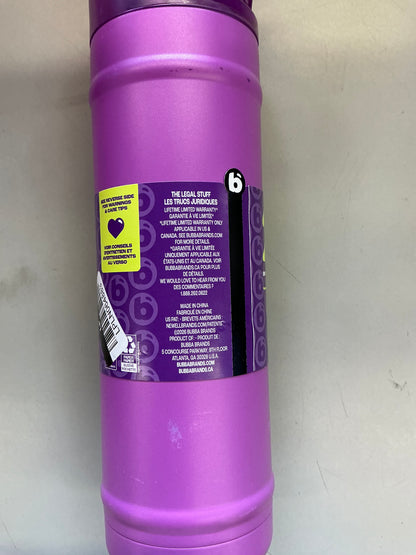 Bubba 24 fl oz Stainless Steel with Dual Sip Lid Water Bottle - Moodbooster - Minor cosmetic damage (see pictures)