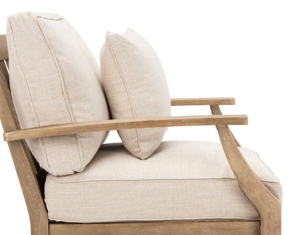 3 Piece Patio Cushions for Martinique Wood Patio Armchair - CHAIR NOT INCLUDED (Seat dimensions 30x35x32”)
