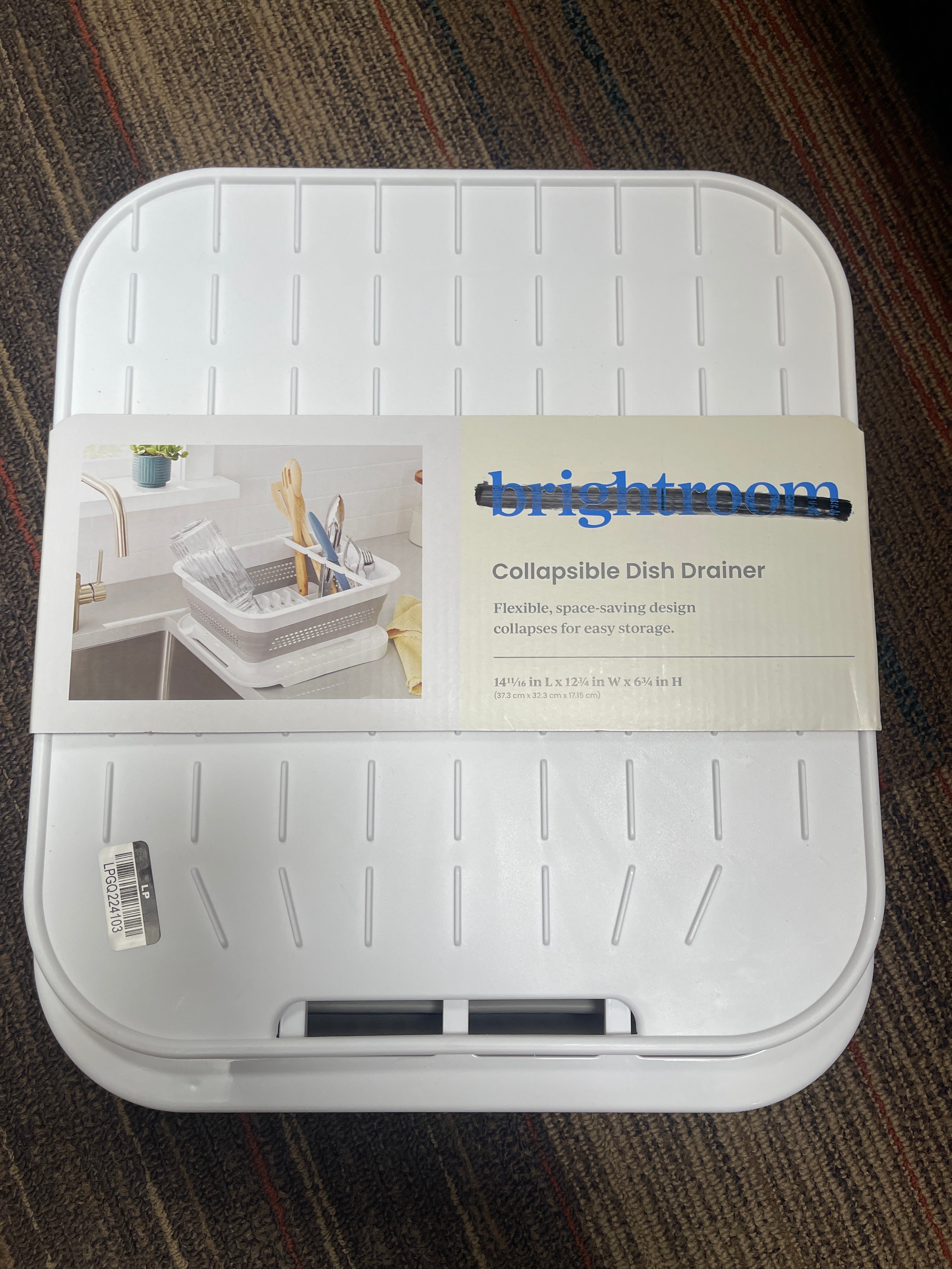 Plastic Collapsible Dish Rack with Drip Tray White – Discount 70 Online