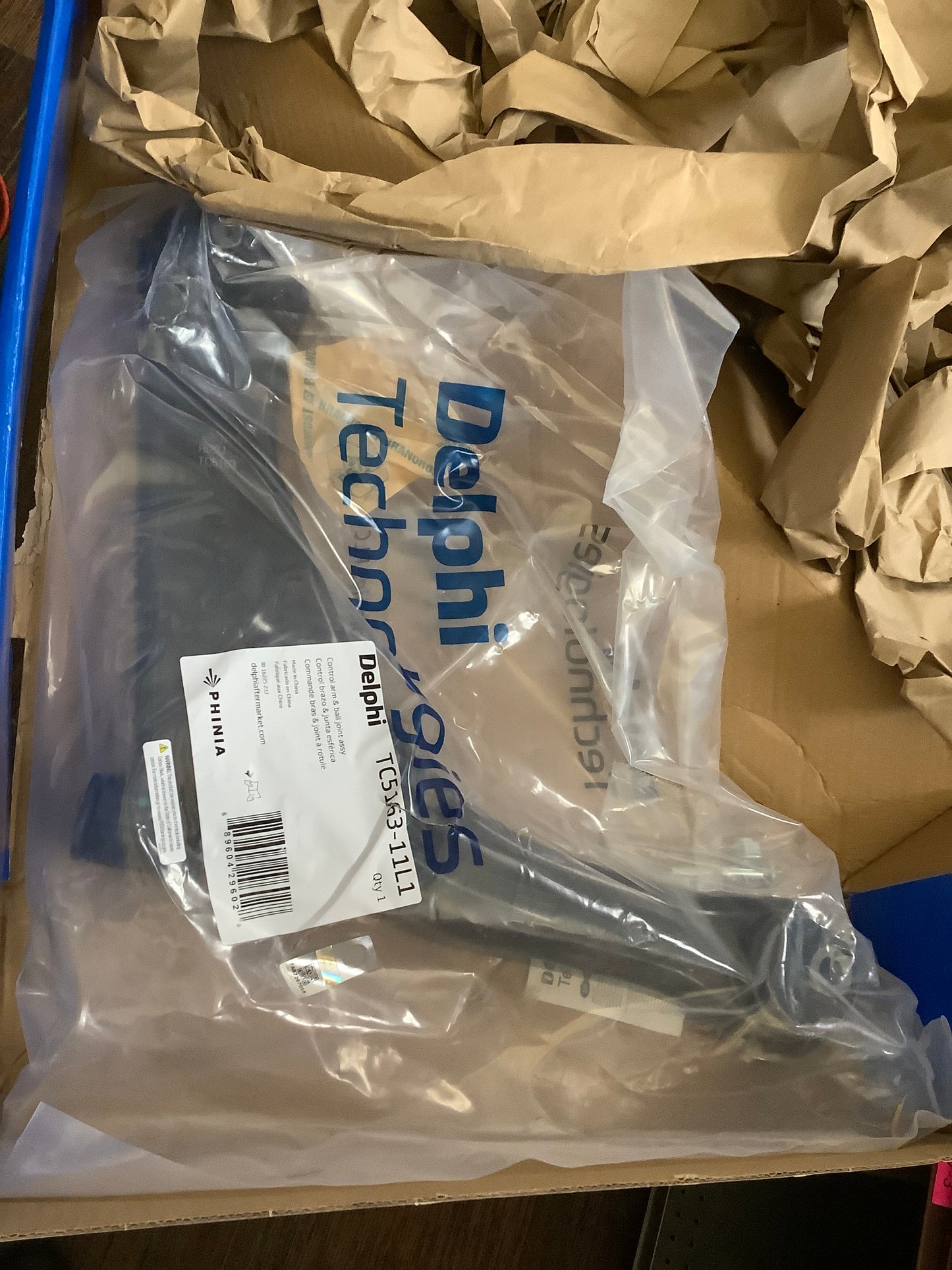 DELPHI SUSPENSION CONTROL ARM AND BALL JOINT ASSEMBLY | TC5163