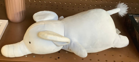 Elephant Weighted Plush Kids' Throw Pillow Blue