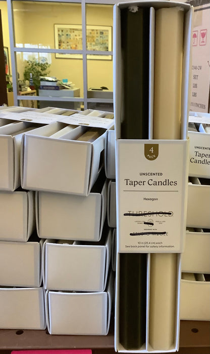 4pk Taper Set Hexagon