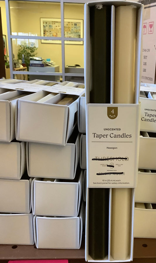 4pk Taper Set Hexagon