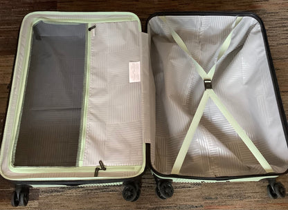 American Tourister NXT Hardside Large Checked Spinner Suitcase