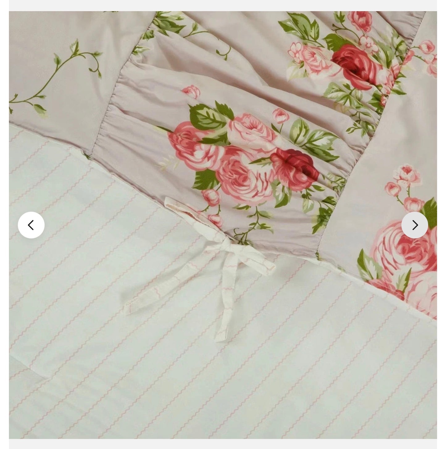 Harlow & Wzen - Ruched Comforter Set - Pink Floral - Repackaged (see pictures) - FOR PICKUP ONLY