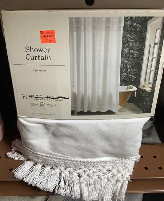 Shower Curtain-White