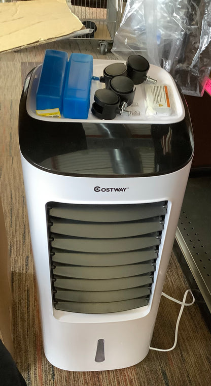 Costway Evaporative Portable Air Cooler Fan & Humidifier with Filter Remote Control